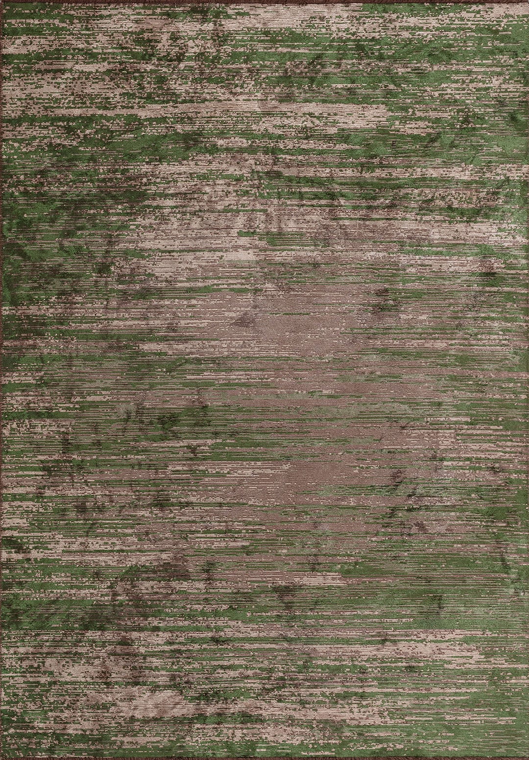 TWILIGHT FOREST GREEN - BONE - DARK GREY RUG - 1