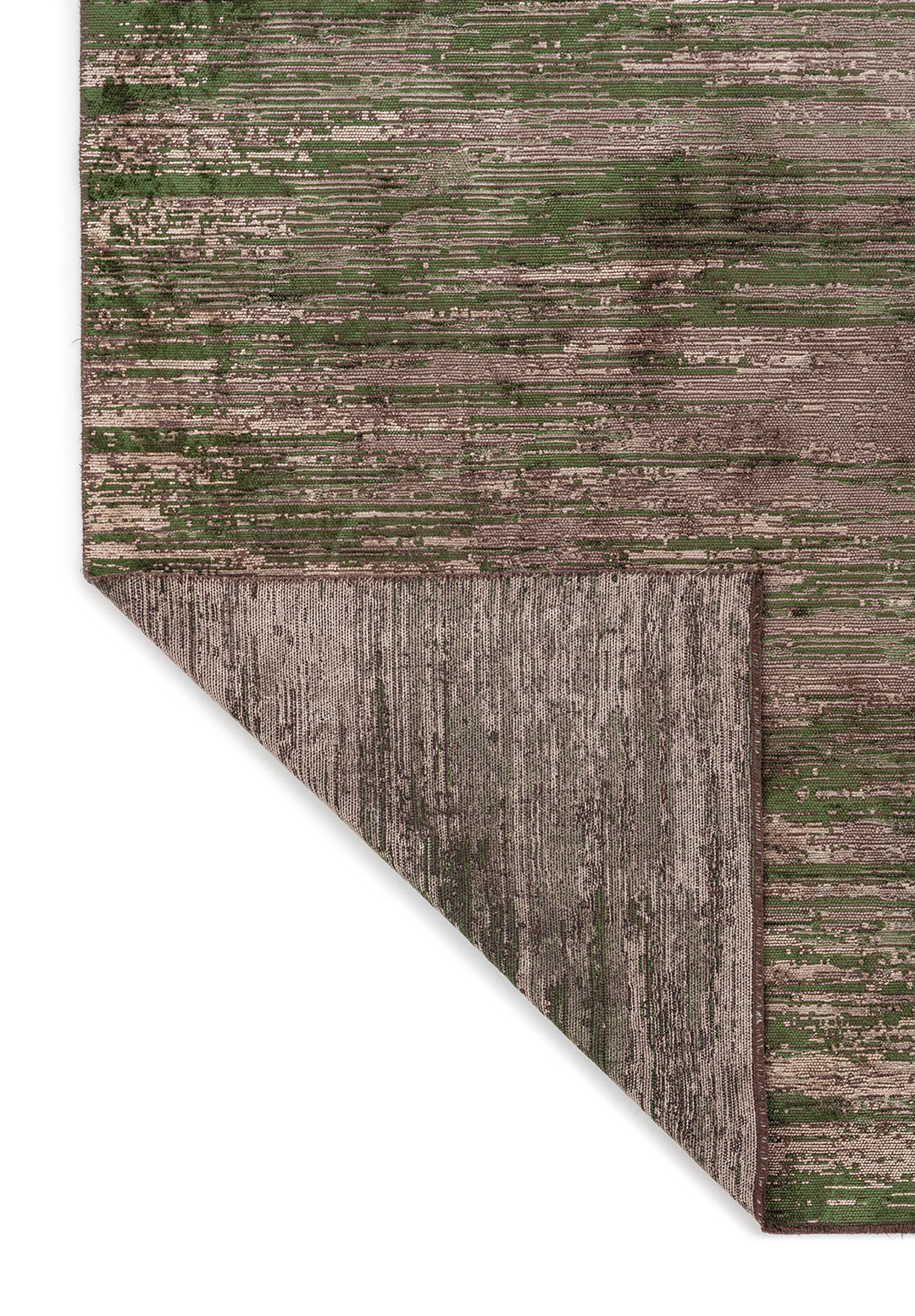 TWILIGHT FOREST GREEN - BONE - DARK GREY RUG - 3