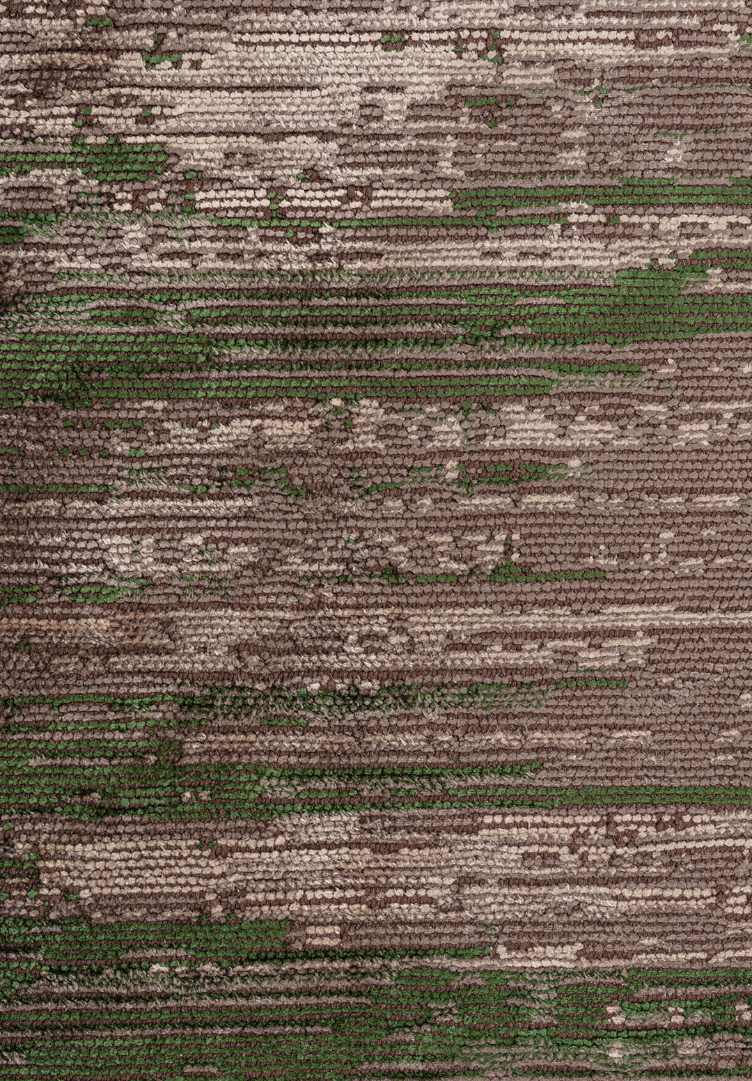 TWILIGHT FOREST GREEN - BONE - DARK GREY RUG - 5