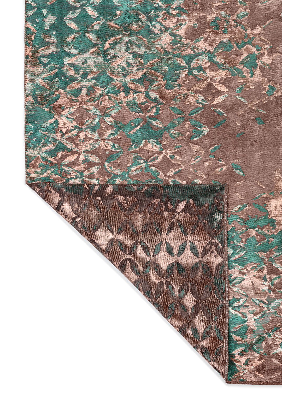 BLOOM DARK MINK - DARK GREEN - COPPER RUG - 3