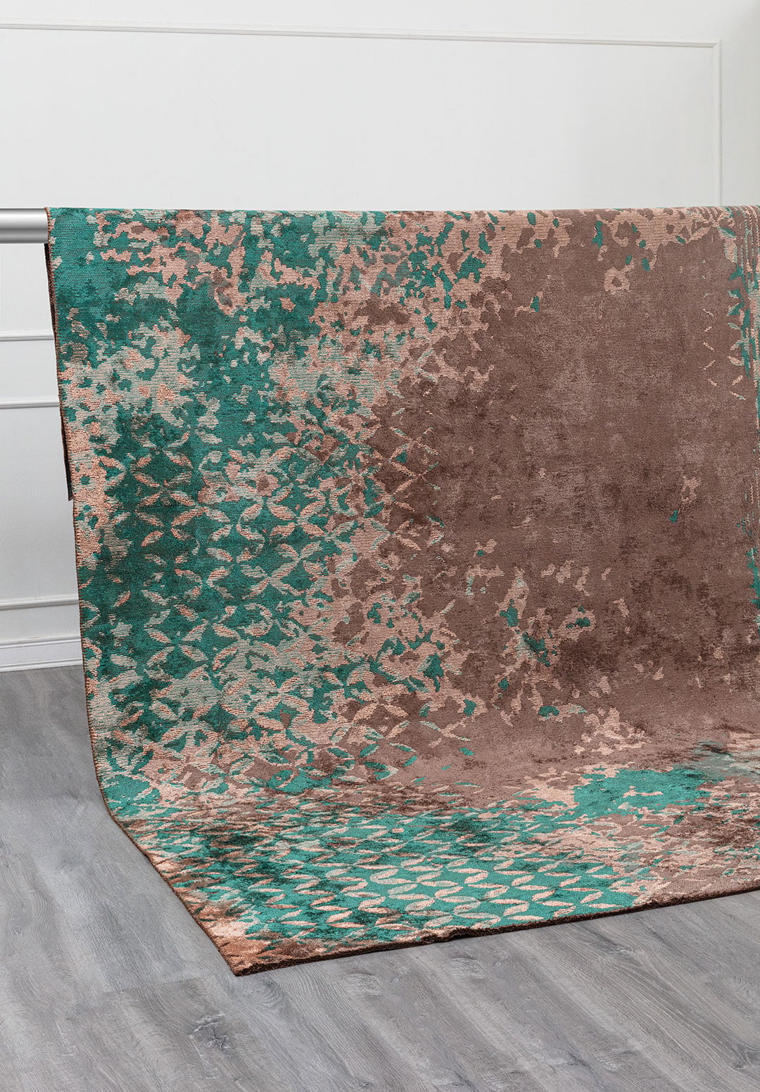 BLOOM DARK MINK - DARK GREEN - COPPER RUG - 4