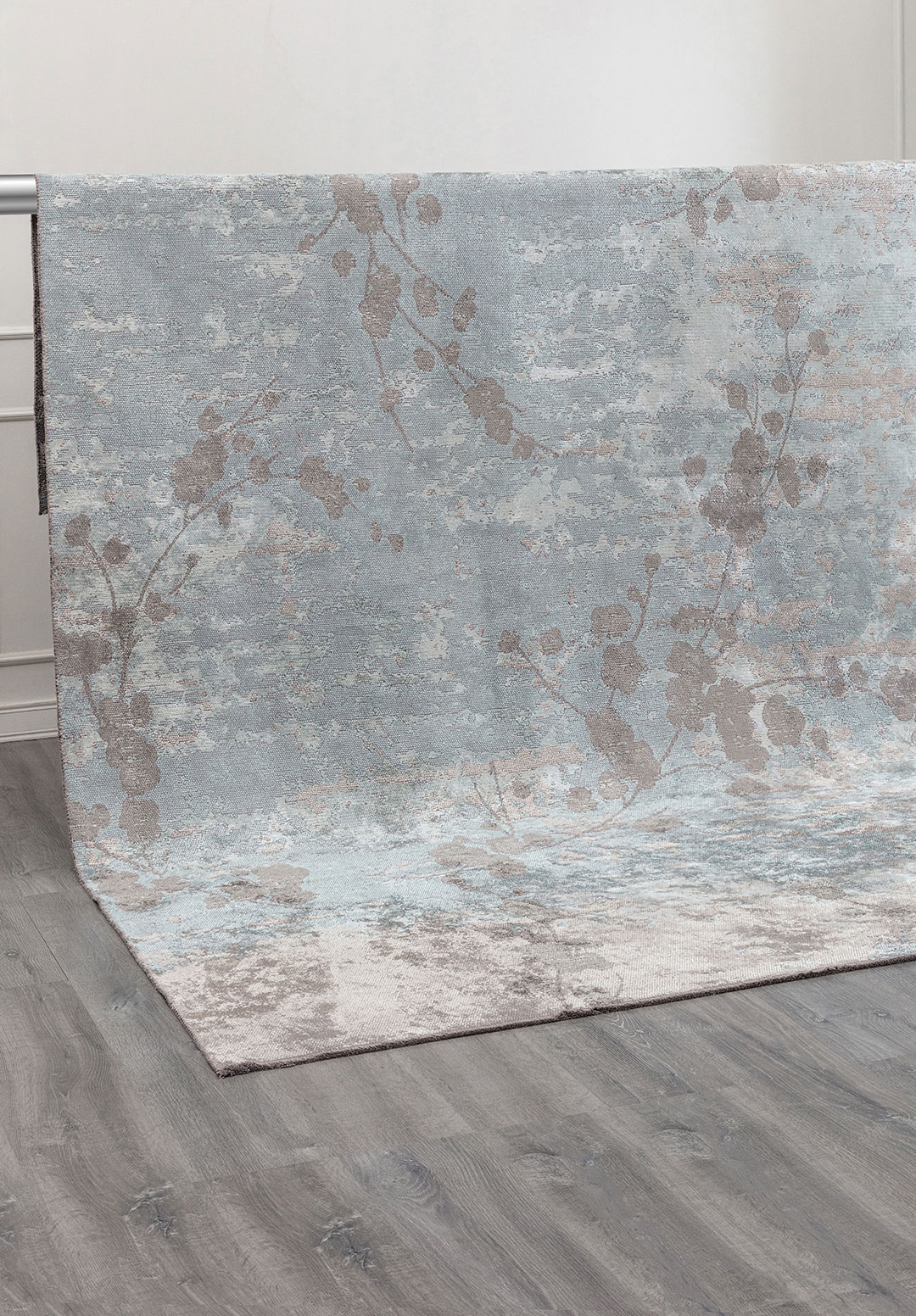 BLOSSOM GREY - ICE BLUE - LIGHT CREAM RUG - 4