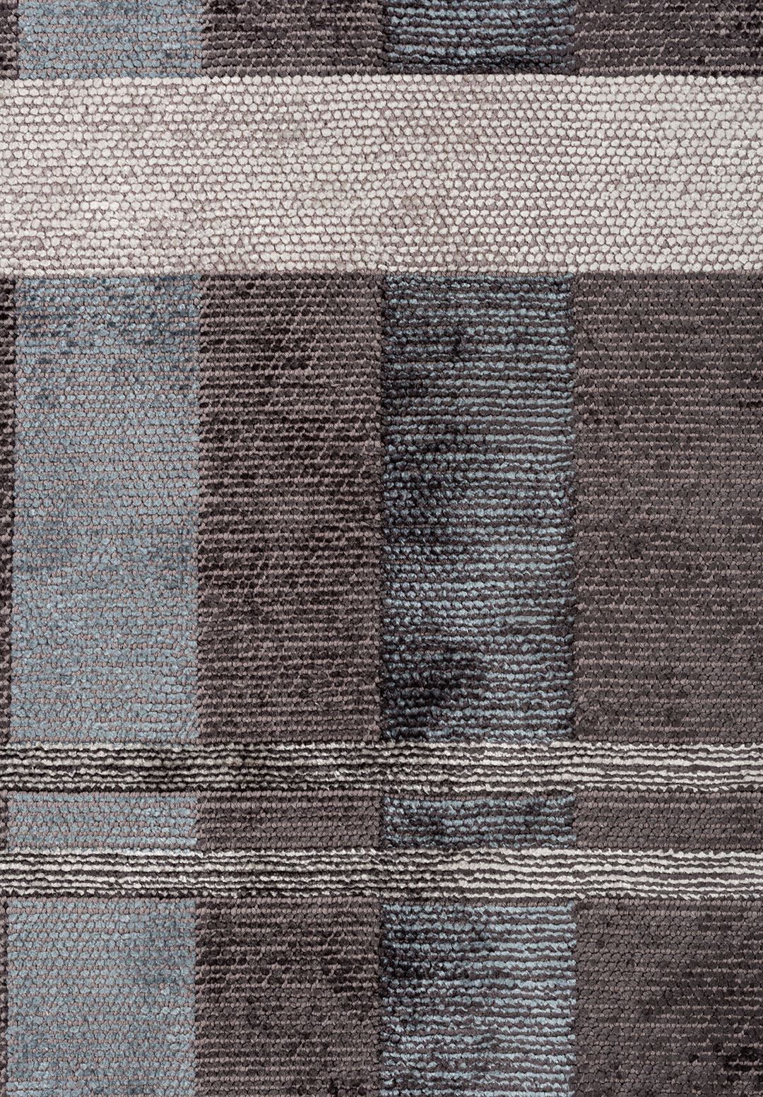 SCOTCH BLUE - BONE - CHARCOAL RUG - 5