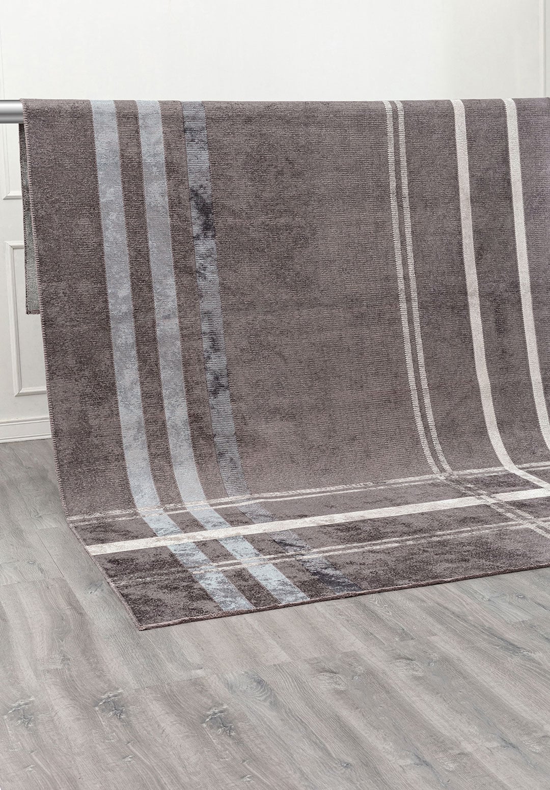 SCOTCH BLUE - BONE - CHARCOAL RUG - 4
