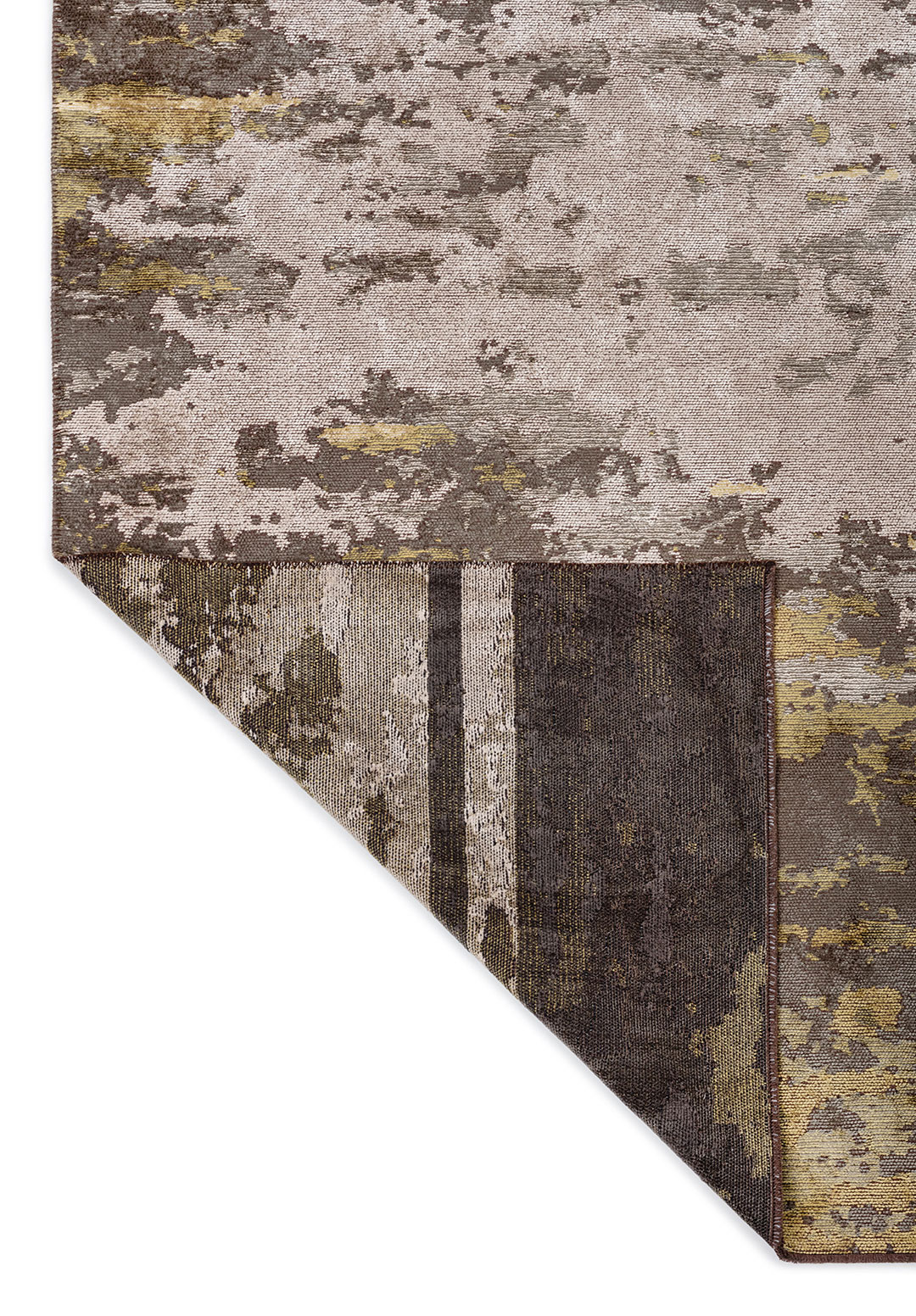 MEADOW ANTHRACITE - FOREST GREEN - OLIVE GREEN - KHAKI - CREAM RUG - 3