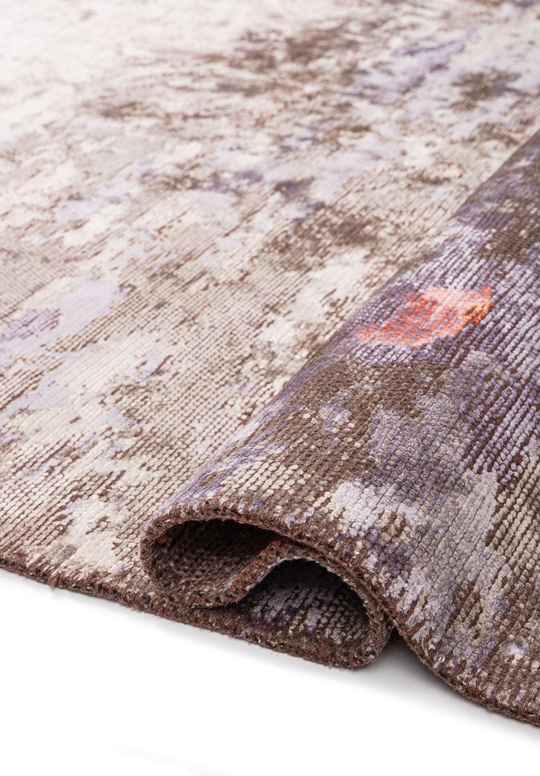 MEADOW CORAL - MAGENTA - LILAC - GREY - LIGHT GREY RUG - 2