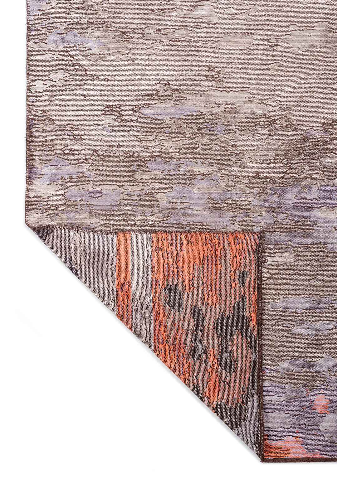 MEADOW CORAL - MAGENTA - LILAC - GREY - LIGHT GREY RUG - 3