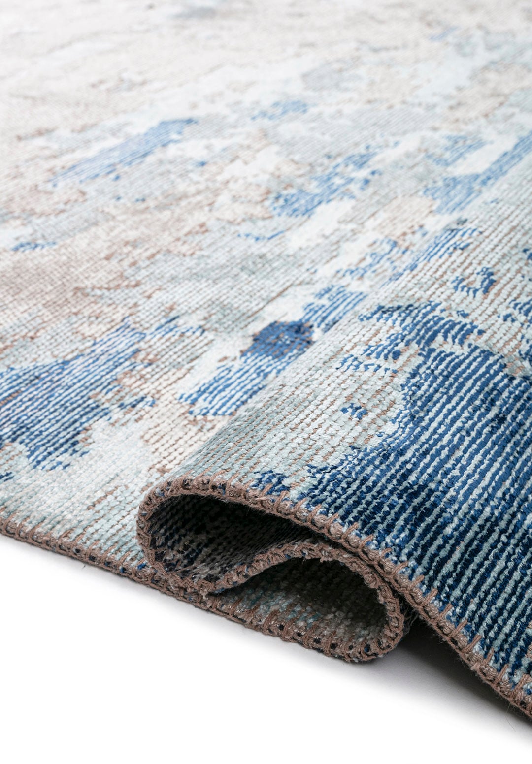 MEADOW PETROL - DARK NAVY - NAVY BLUE - ICE BLUE - BONE RUG - 2