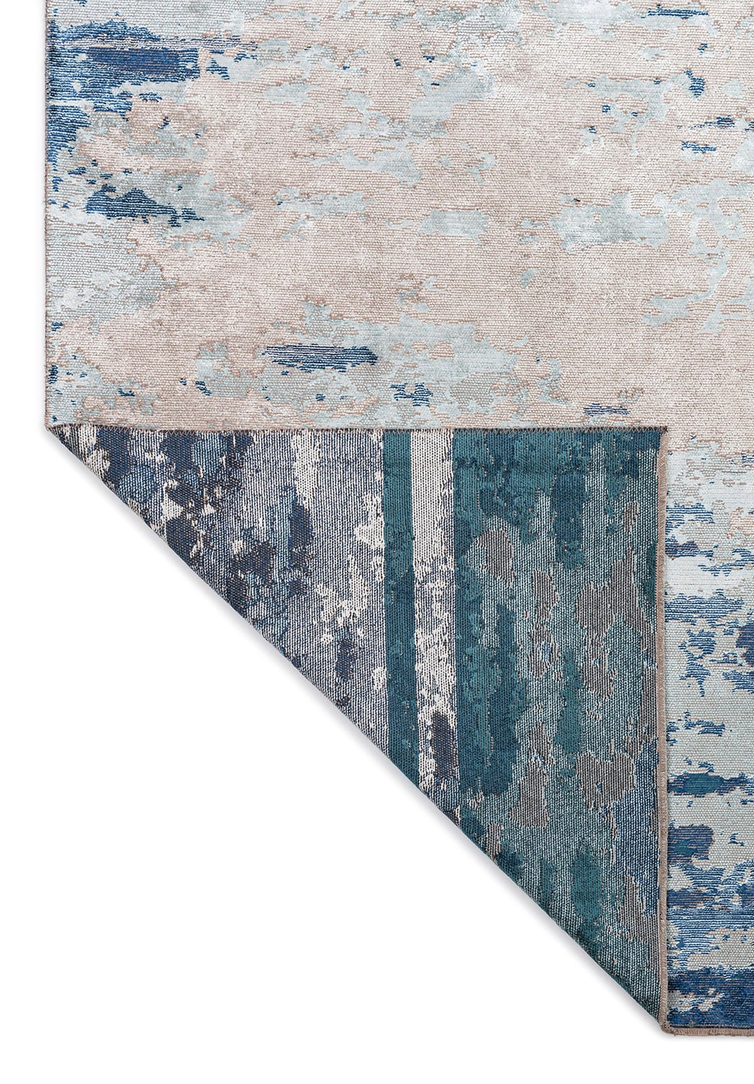 MEADOW PETROL - DARK NAVY - NAVY BLUE - ICE BLUE - BONE RUG - 3