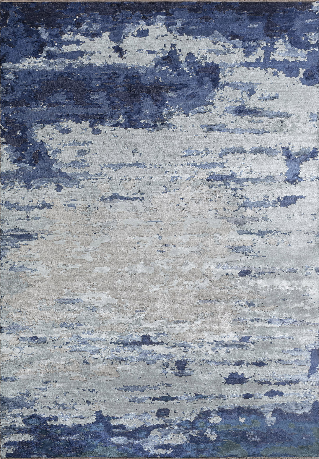 MEADOW PETROL - DARK NAVY - NAVY BLUE - ICE BLUE - BONE RUG - 1