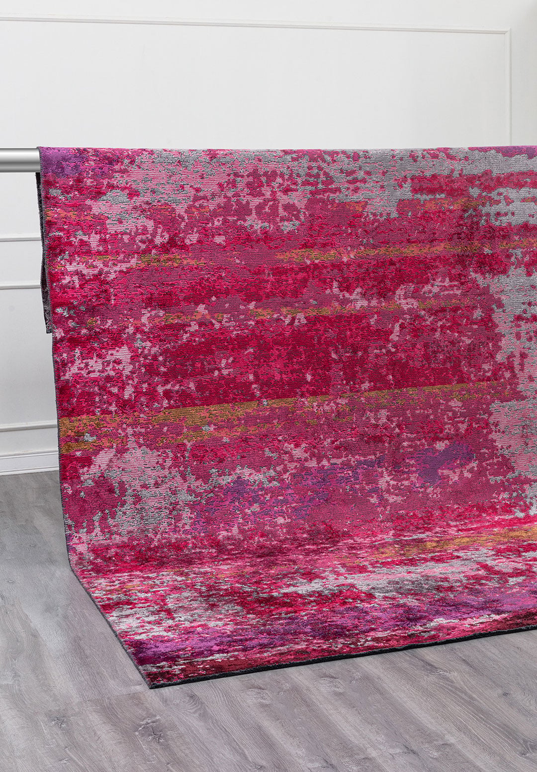 OASIS PURPLE - CHERRY - MAGENTA - TERRA - FUSCHIA - LIGHT GREY RUG - 4