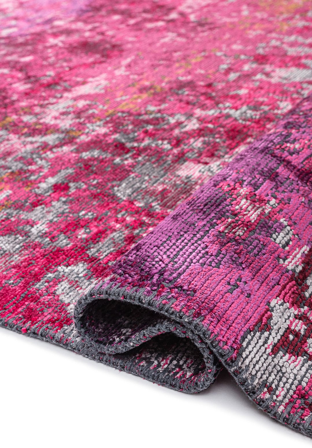 OASIS PURPLE - CHERRY - MAGENTA - TERRA - FUSCHIA - LIGHT GREY RUG - 2