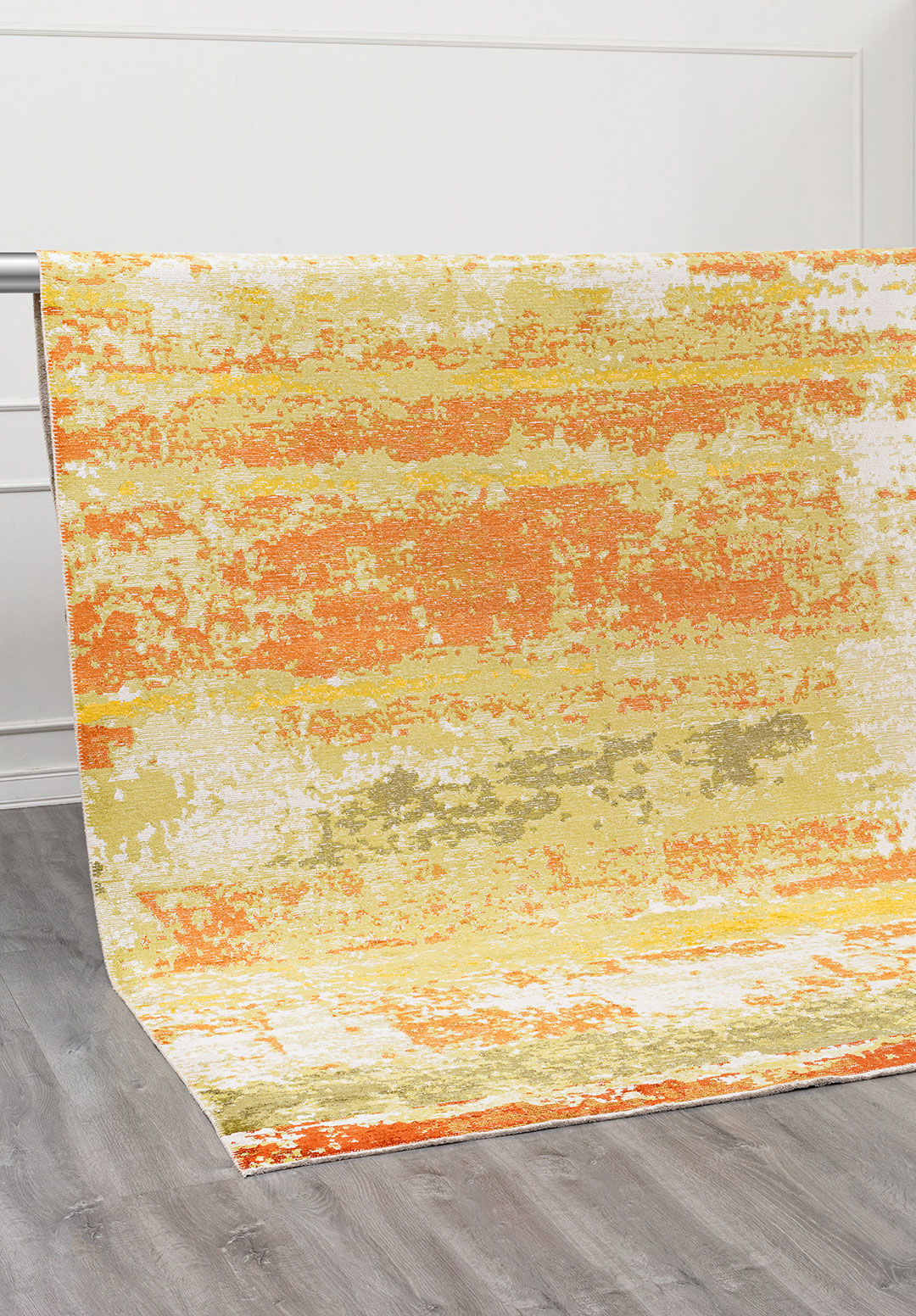 OASIS GREEN - RUST - TERRA - YELLOW - LIGHT GREY - ECRU RUG - 4