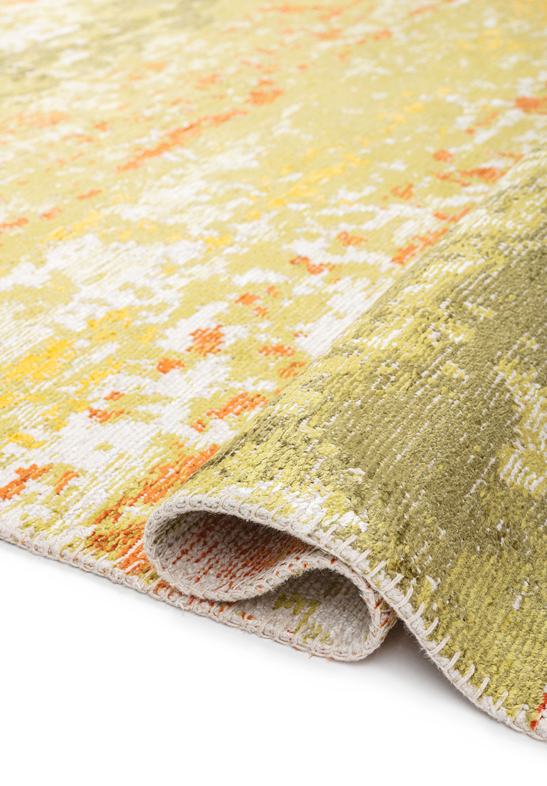 OASIS GREEN - RUST - TERRA - YELLOW - LIGHT GREY - ECRU RUG - 2