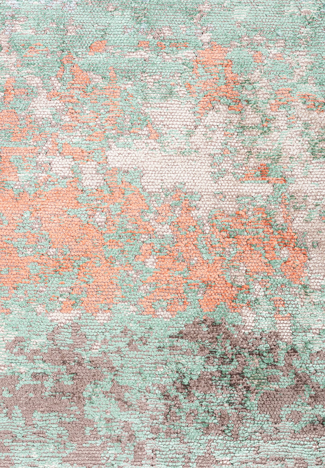 OASIS DARK GREY - CHARCOAL - LIGHT CORAL - ICE BLUE - RIVER GREEN - LIGHT CREAM RUG - 5