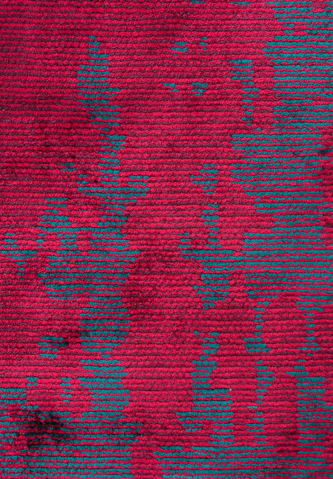 HORIZON MAGENTA - DARK DAMSON - DARK TURQUOISE RUG - 5