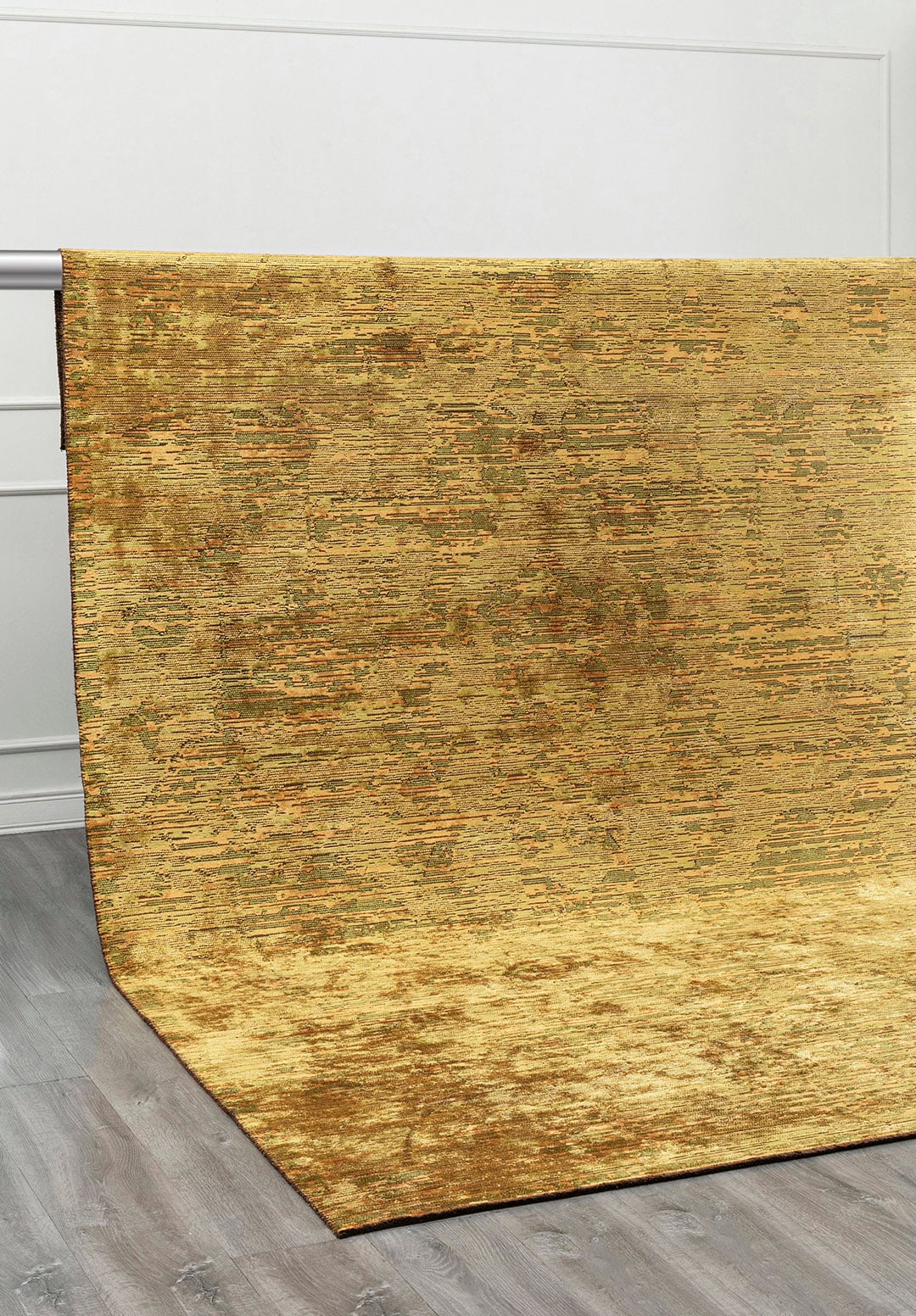 THALIA MUSTARD - KIWI - YELLOW RUG - 4