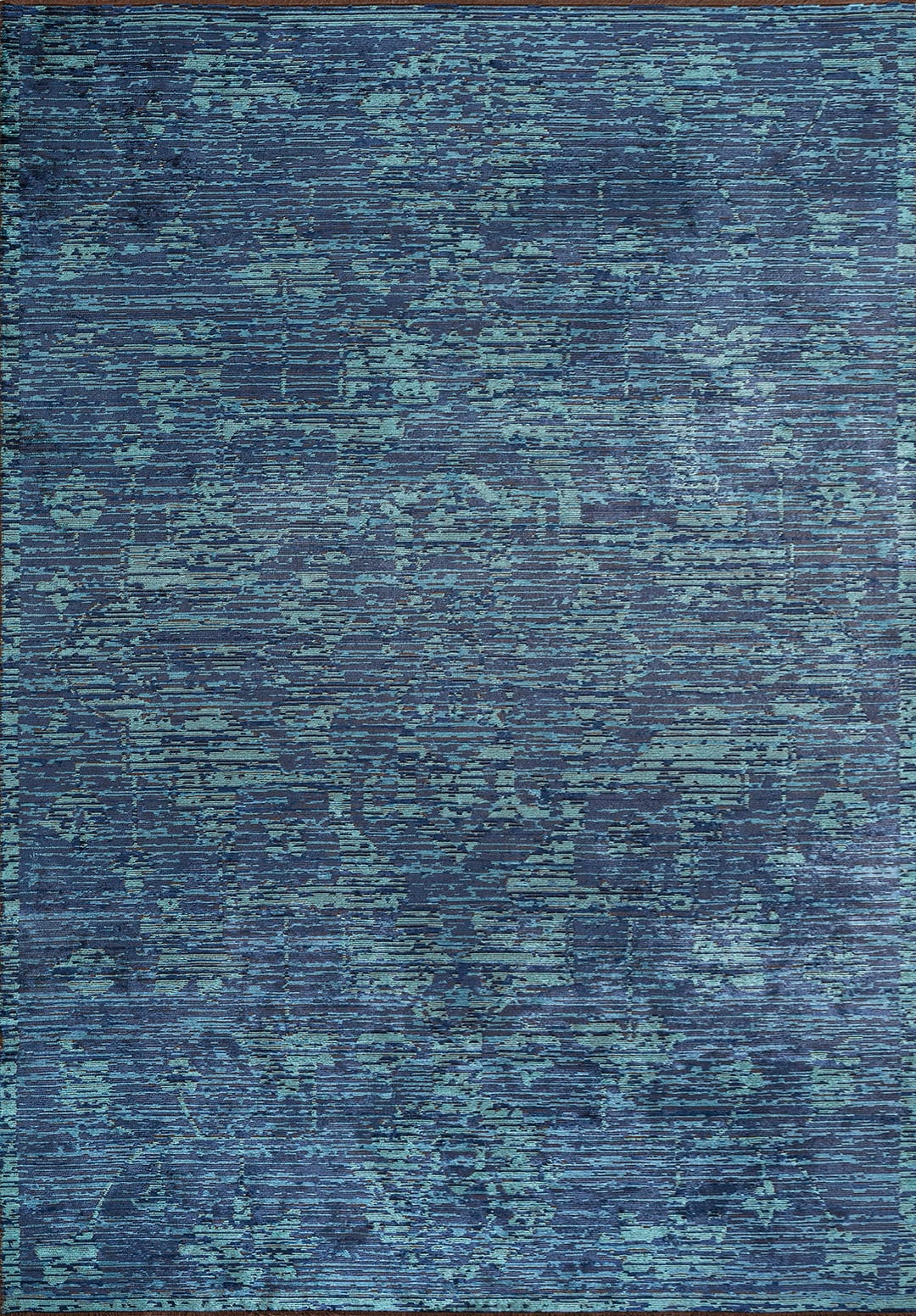 THALIA DARK NAVY - TURQUOISE - NAVY BLUE RUG - 1