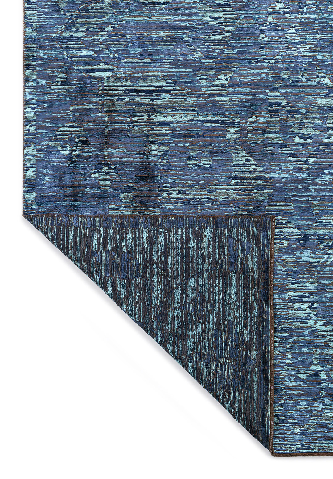 THALIA DARK NAVY - TURQUOISE - NAVY BLUE RUG - 3