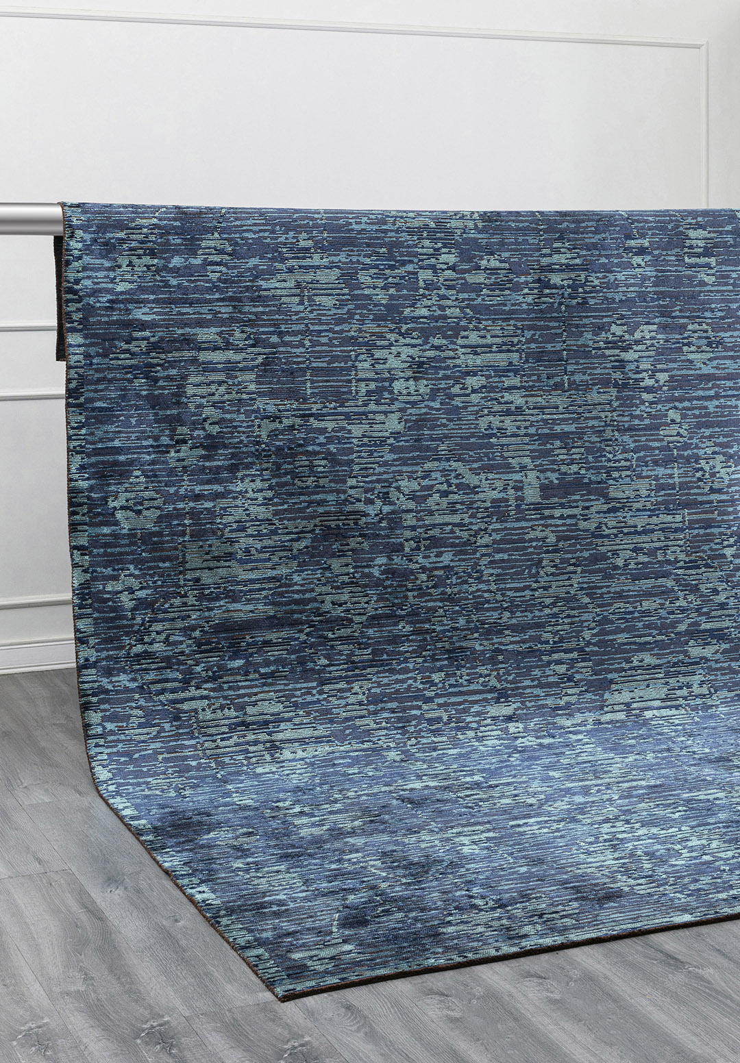 THALIA DARK NAVY - TURQUOISE - NAVY BLUE RUG - 4