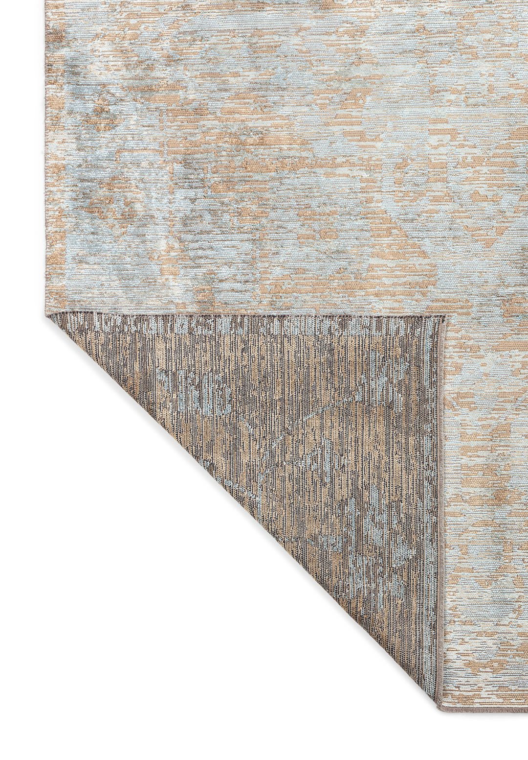 THALIA BEIGE - DARK BEIGE - ICE BLUE RUG - 3