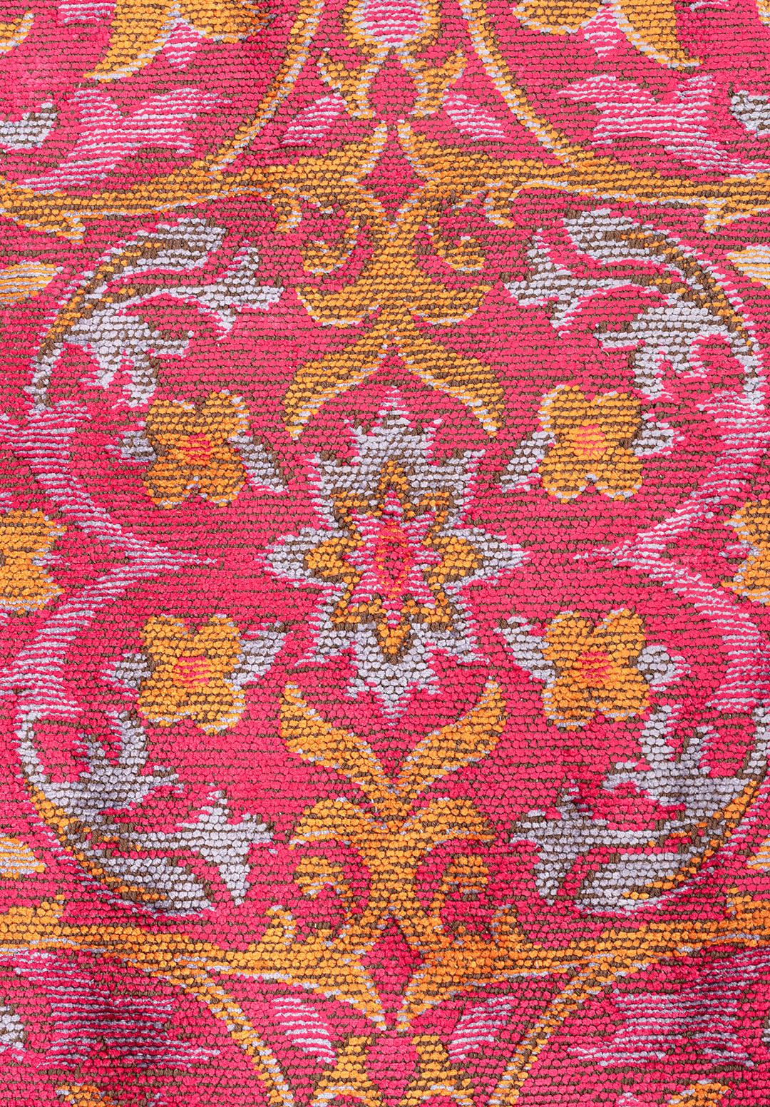 VIOLETTA FUSCHIA - LILAC - ORANGE RUG - 5