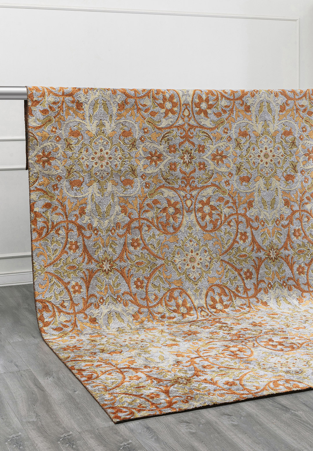 VIOLETTA ICE BLUE - OLIVE GREEN - TERRA RUG - 4