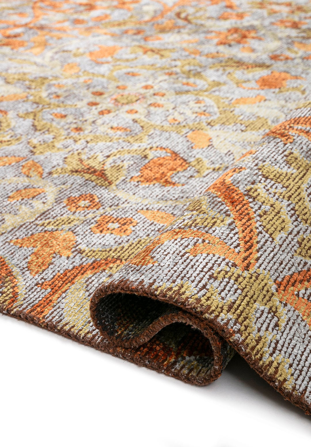 VIOLETTA ICE BLUE - OLIVE GREEN - TERRA RUG - 2