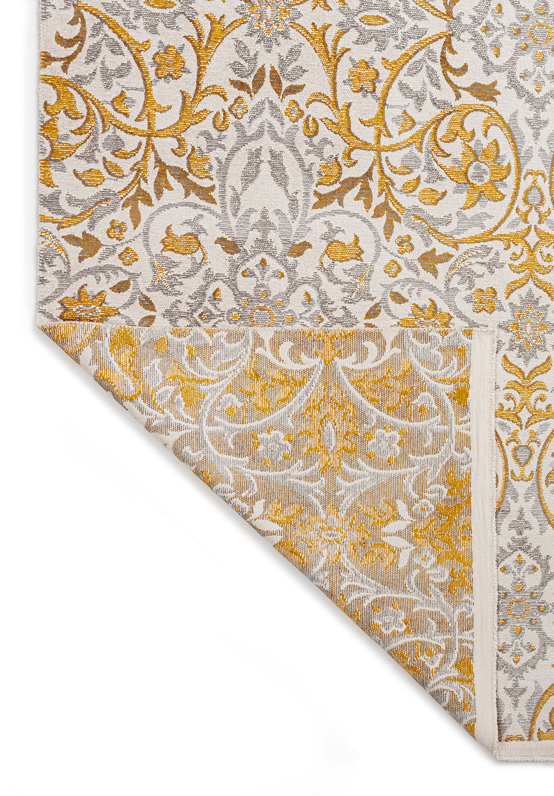 VIOLETTA ECRU - GREY - MUSTARD RUG - 3