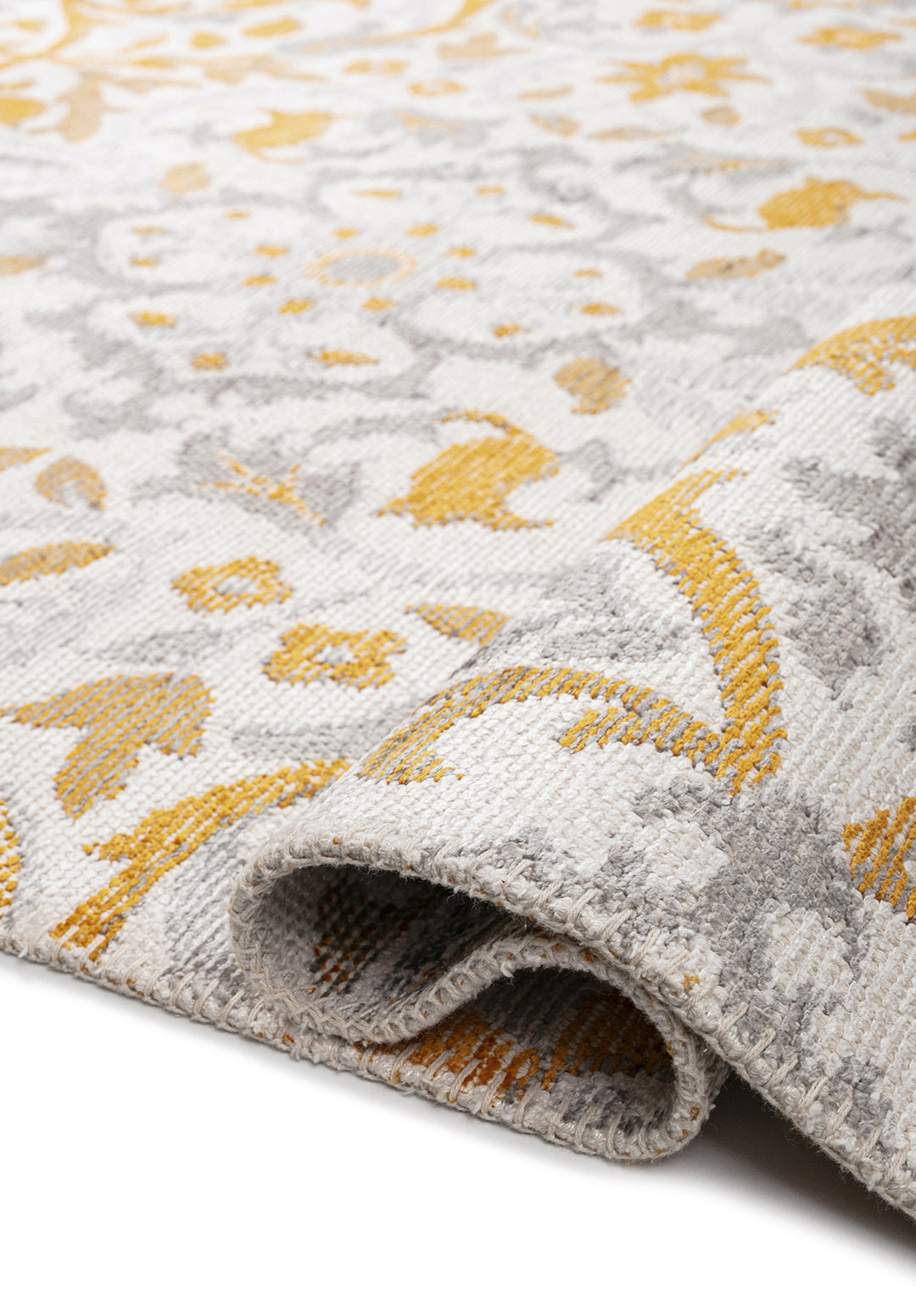 VIOLETTA ECRU - GREY - MUSTARD RUG - 2