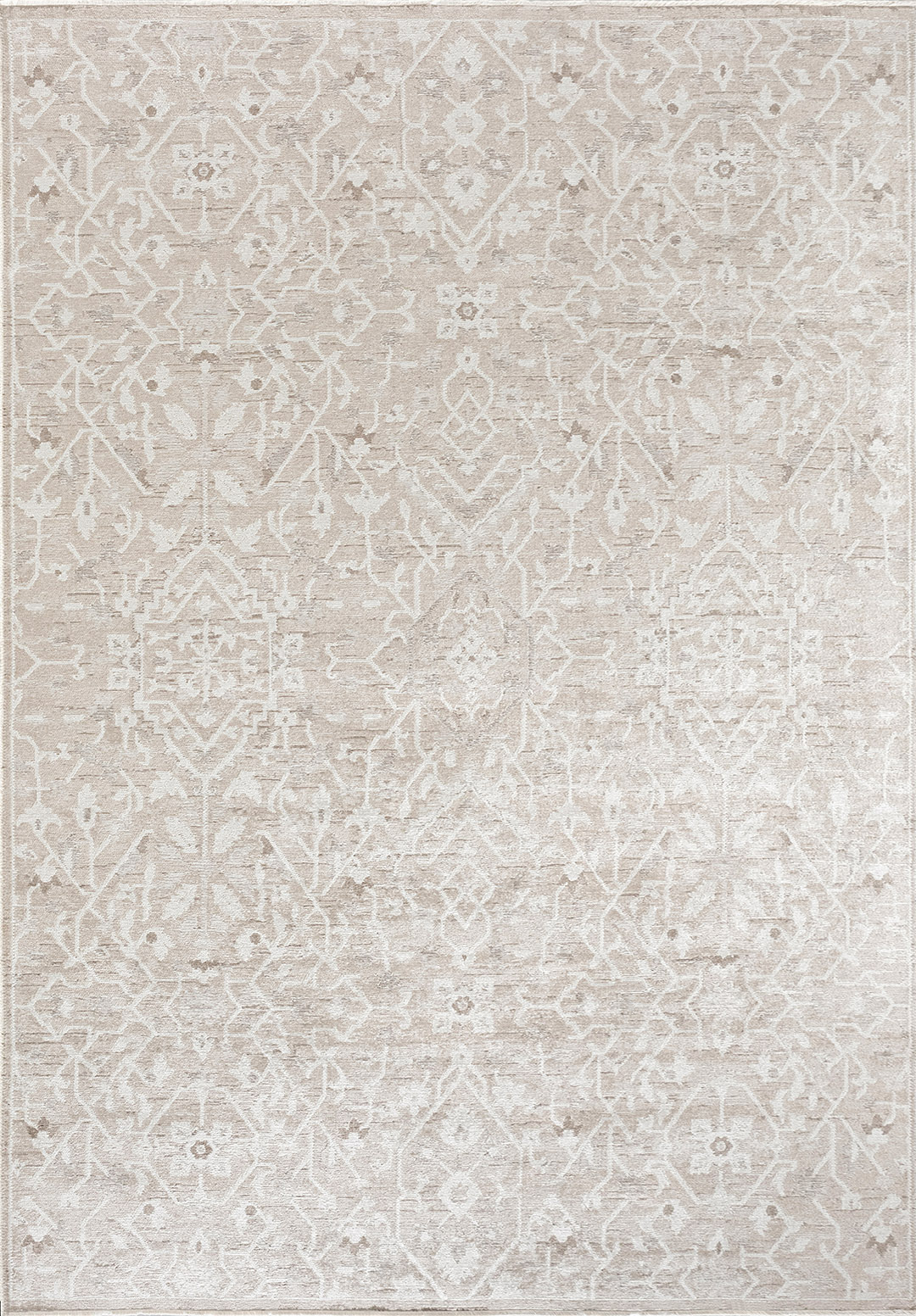 FLEUR NOUGAT - ECRU - STONE RUG - 1