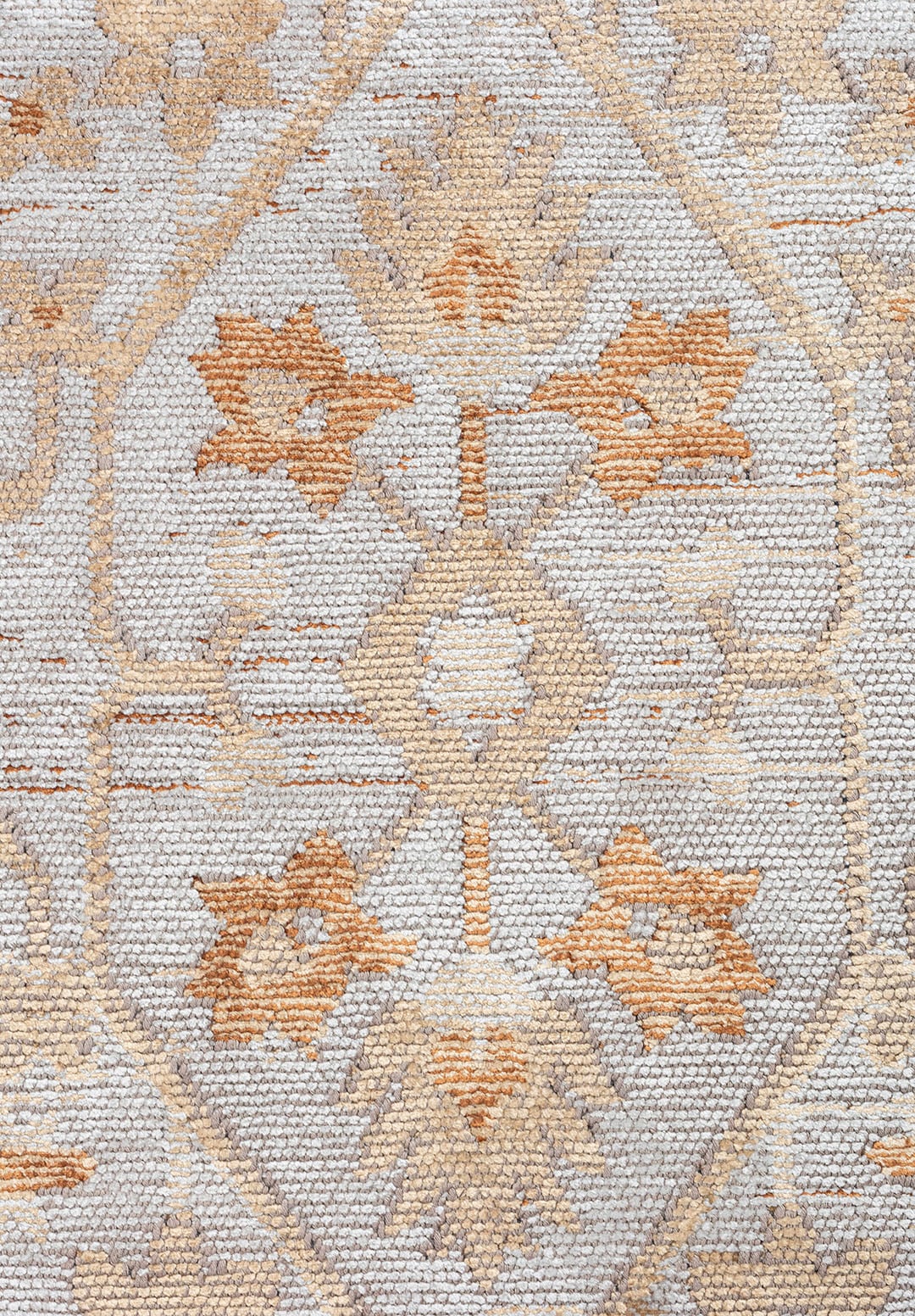 FLEUR CACAO - DARK BEIGE - LIGHT GREY RUG - 5