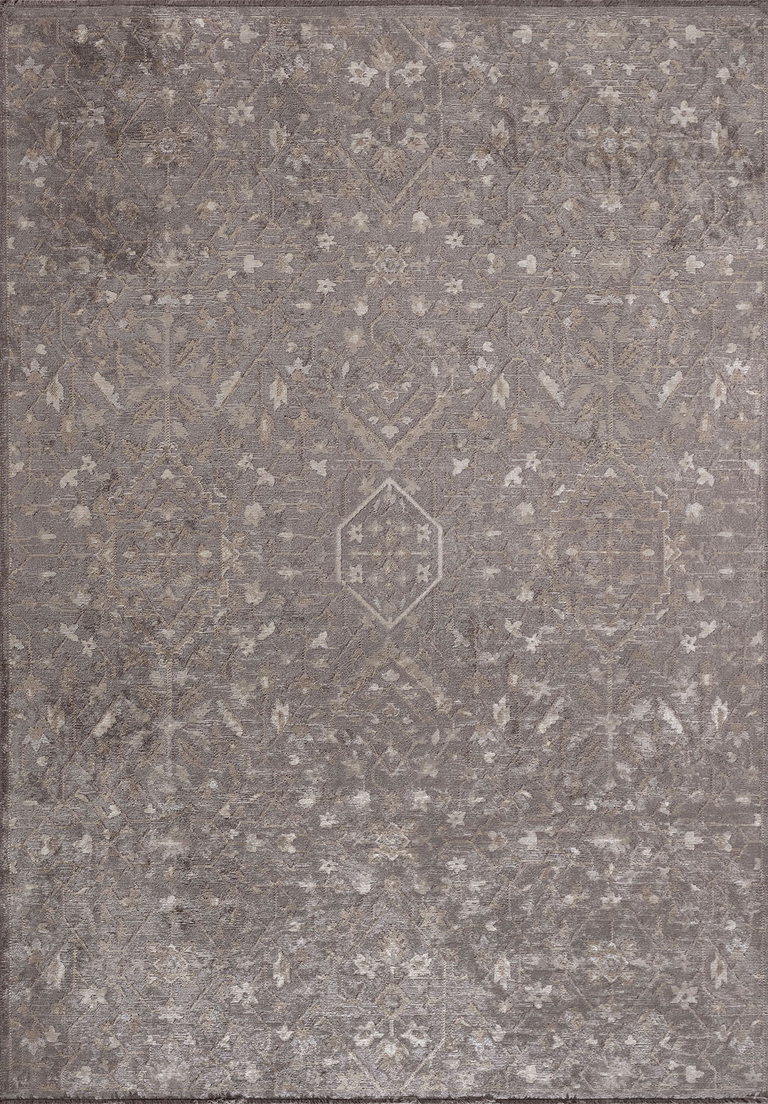 FLEUR BONE - BEIGE - GREY RUG