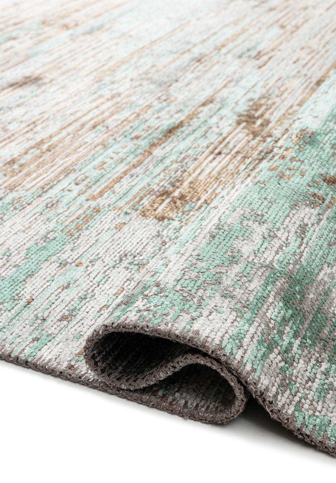 TWILIGHT MINK - RIVER GREEN - BONE RUG - 2
