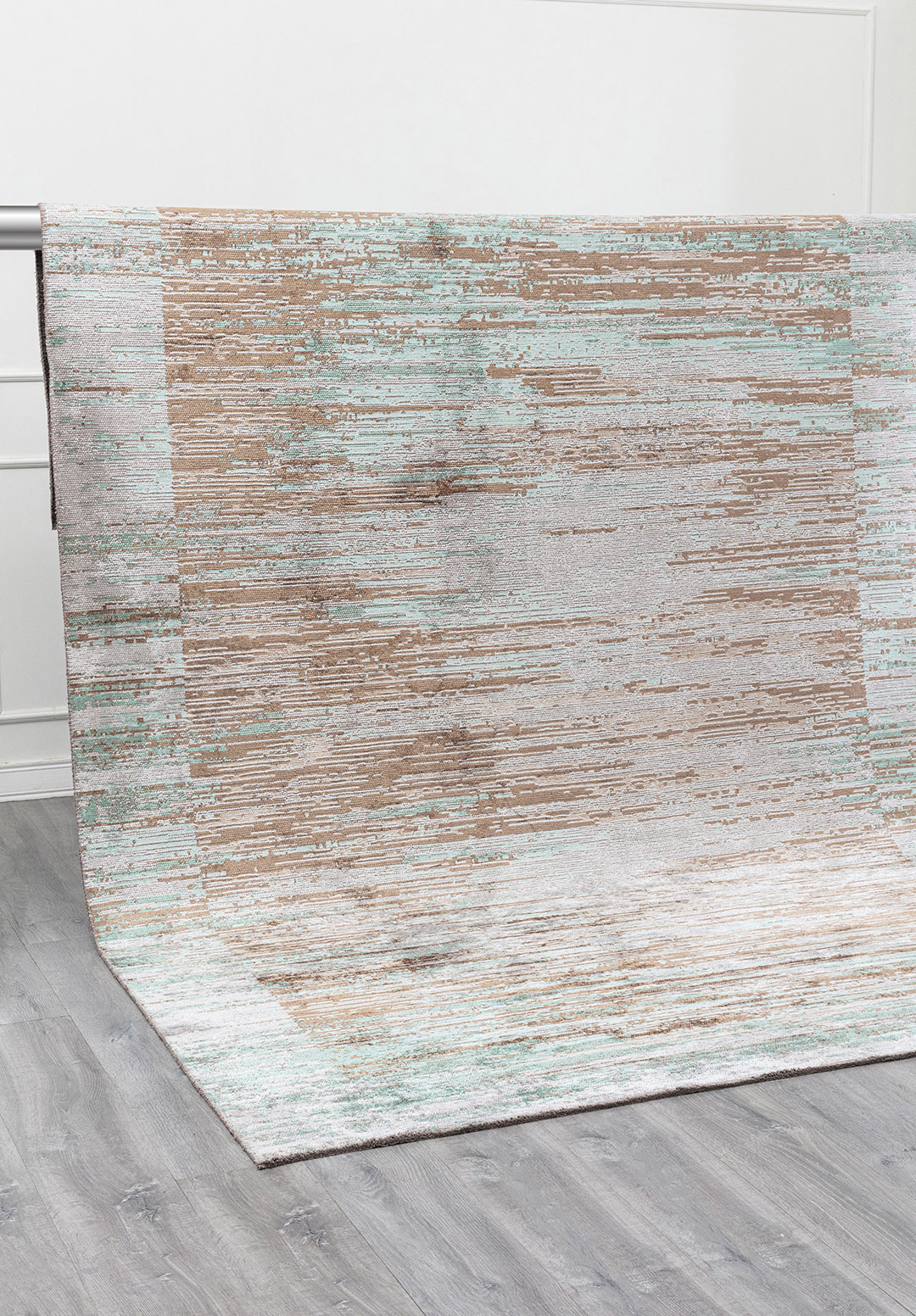 TWILIGHT MINK - RIVER GREEN - BONE RUG - 4