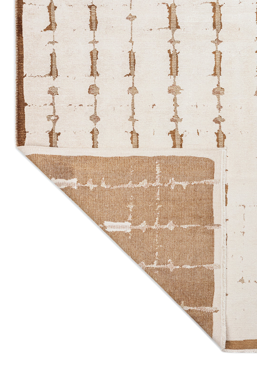 MAYA CACAO - LIGHT BROWN - LIGHT CREAM RUG - 3