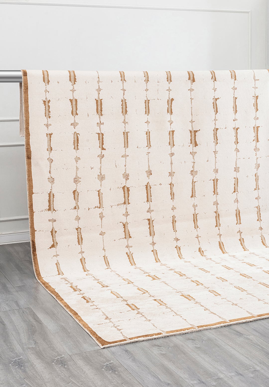 MAYA CACAO - LIGHT BROWN - LIGHT CREAM RUG - 4