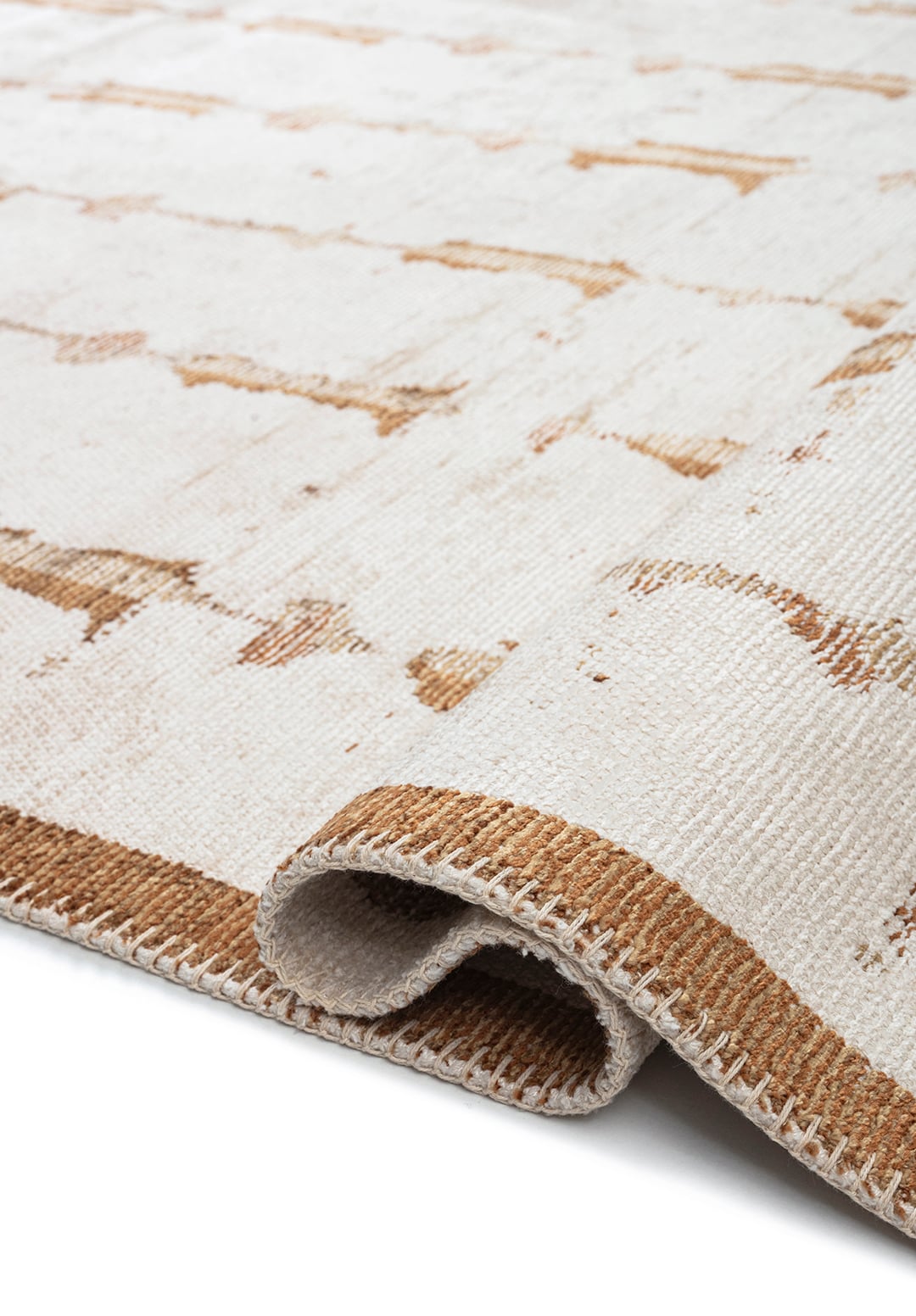 MAYA CACAO - LIGHT BROWN - LIGHT CREAM RUG - 2