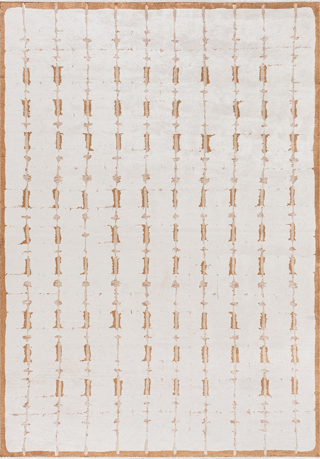 MAYA CACAO - LIGHT BROWN - LIGHT CREAM RUG - 1