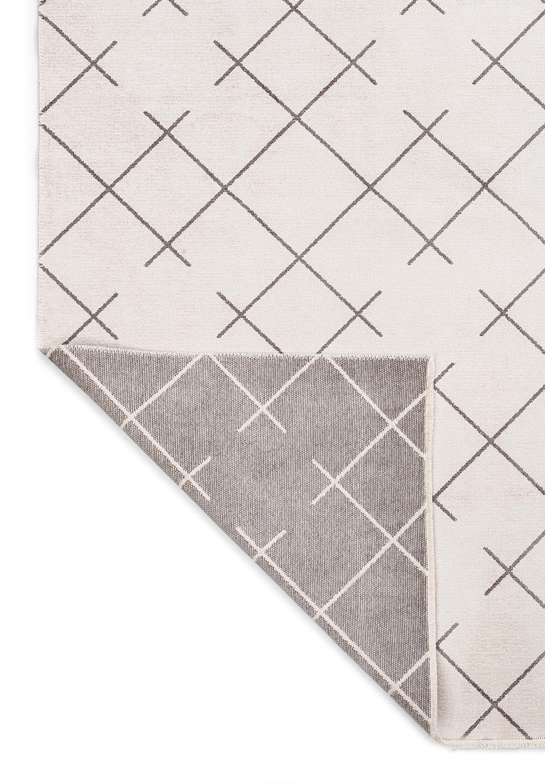 FUSE DARK GREY - GREY - ECRU RUG - 3