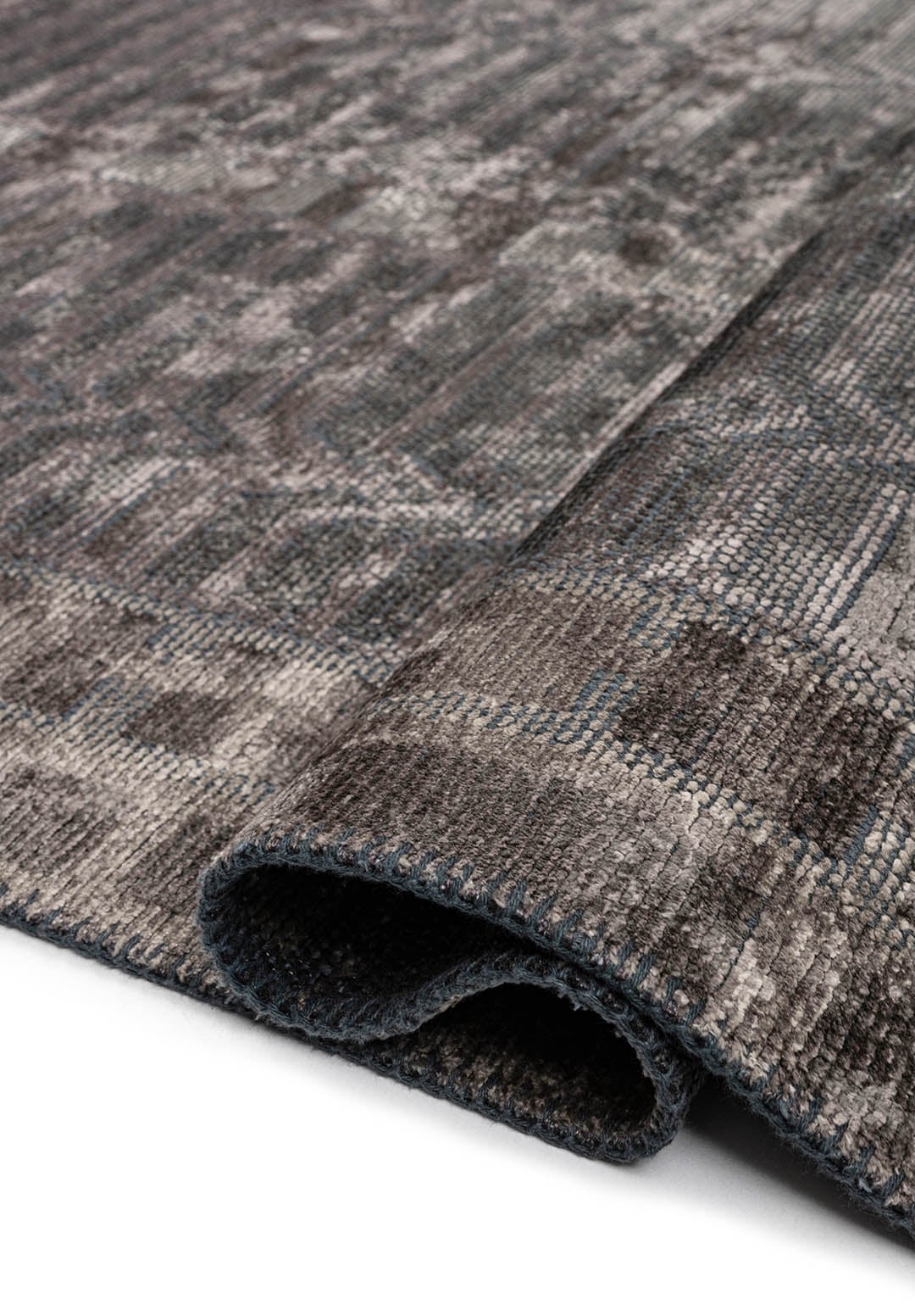 INCA ANTHRACITE - DARK GREY - BEIGE RUG - 2