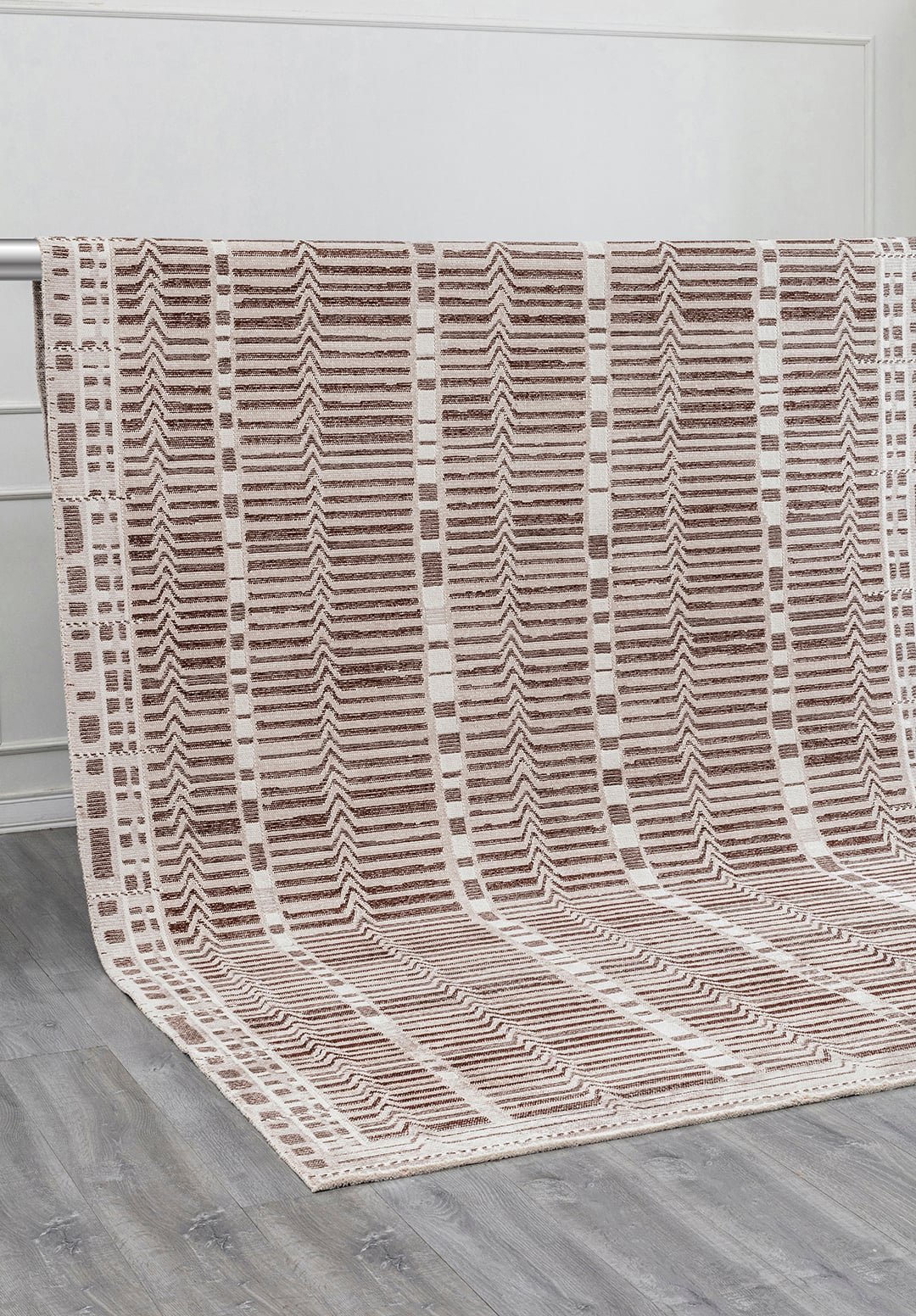 INCA DARK BROWN - STONE - ECRU RUG - 4