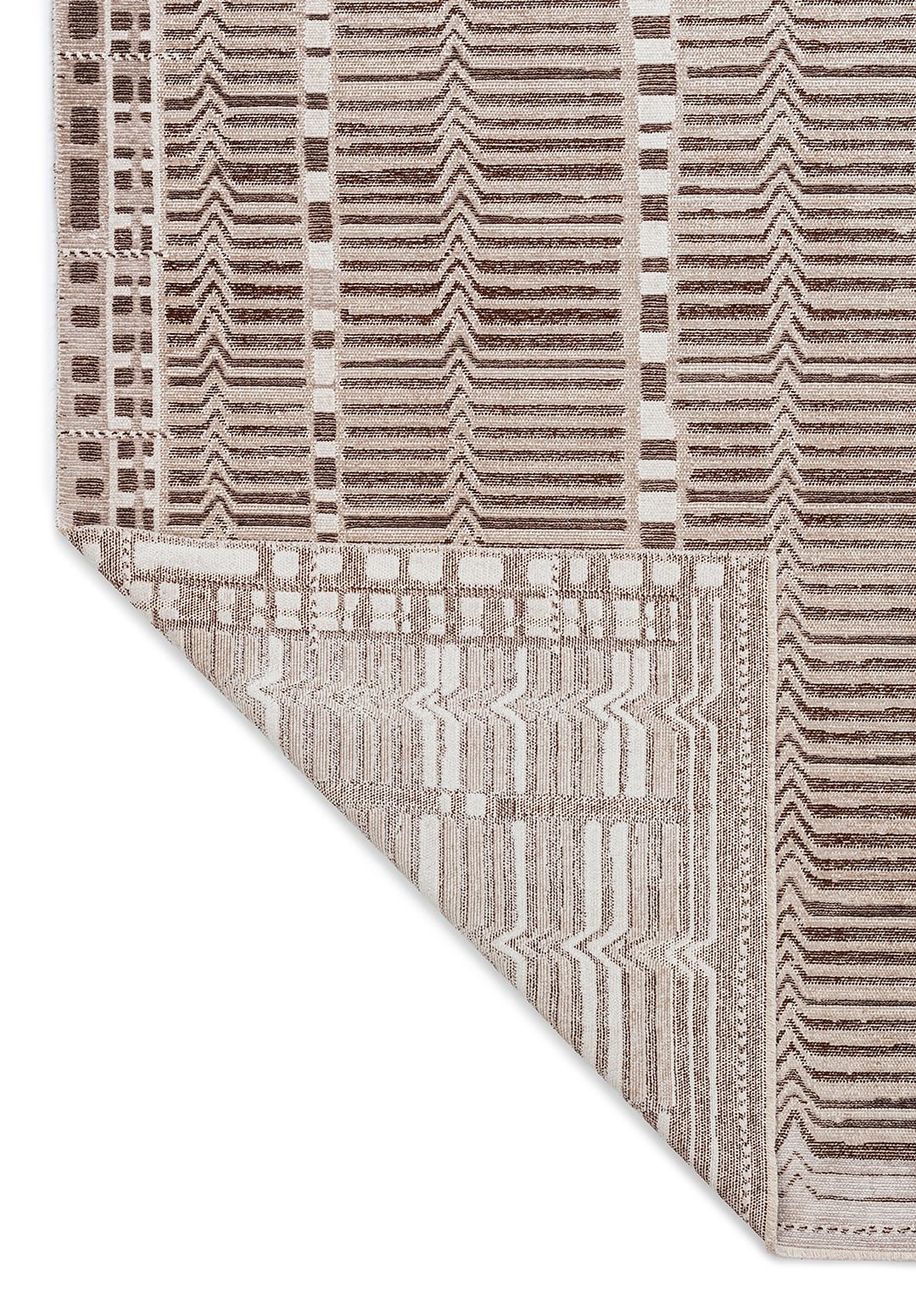 INCA DARK BROWN - STONE - ECRU RUG - 3
