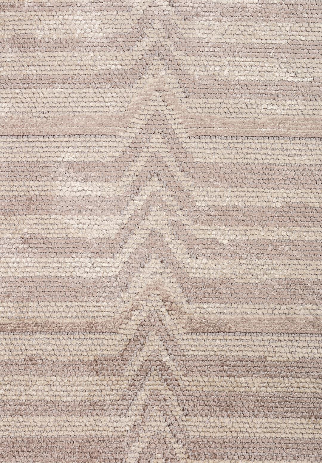 INCA NOUGAT - BEIGE - WHITE RUG - 5