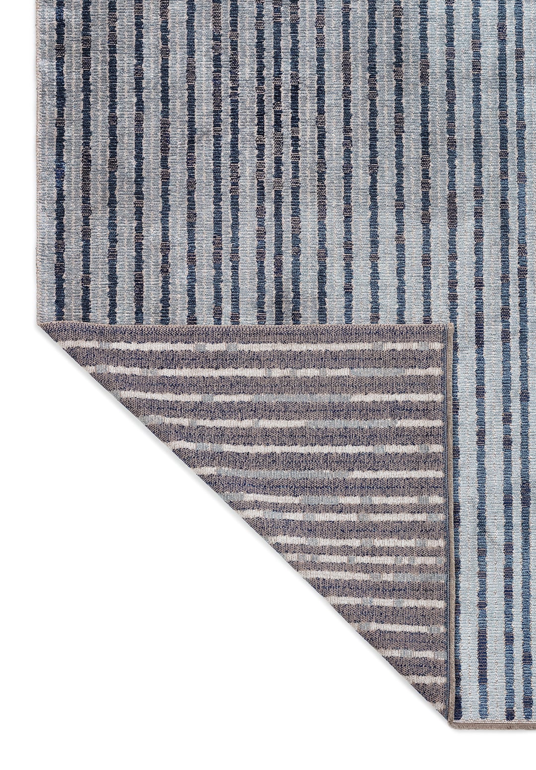 GLACIER DARK NAVY - BLUE - WHITE RUG - 3