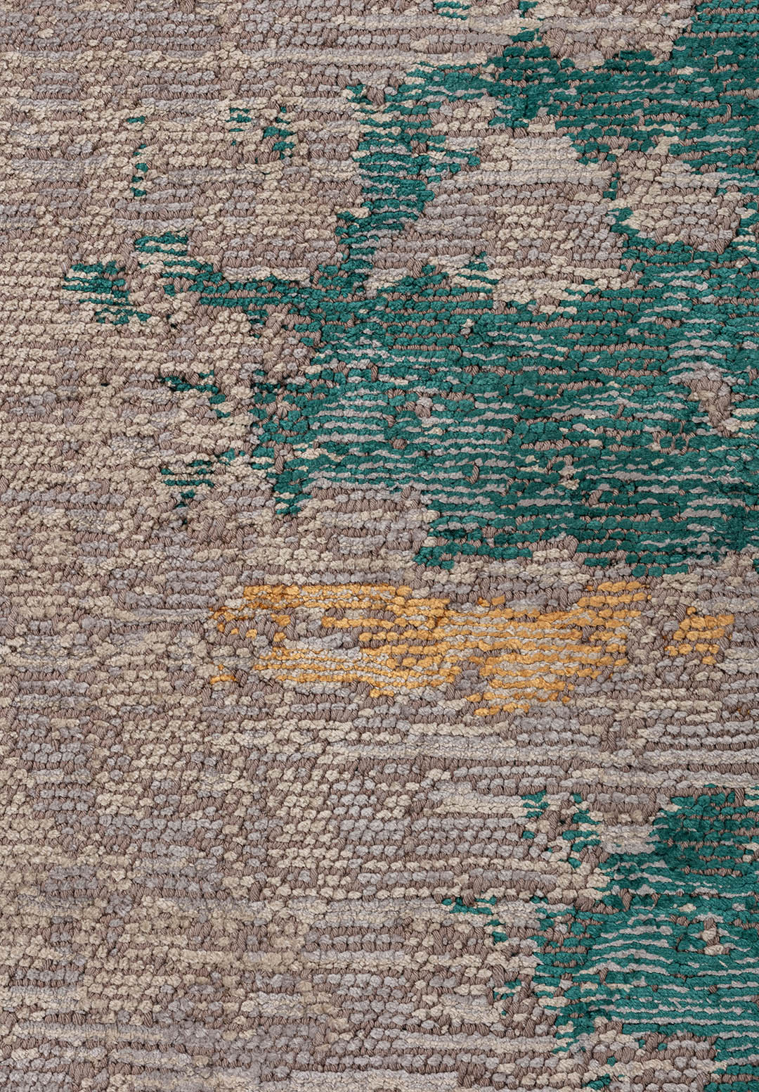 MEDALLION BONE - BEIGE - GREY - GOLD - DARK GREEN - NAVY BLUE RUG - 5