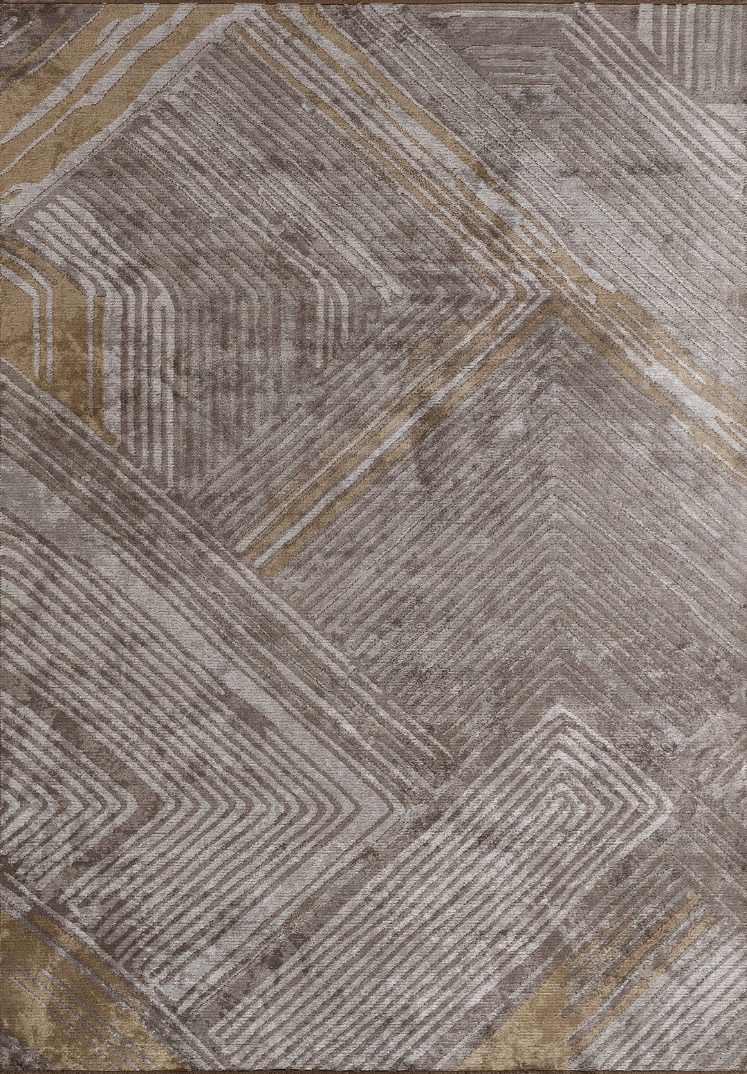 CAVERN DARK GREY - DARK BEIGE - GREY - LIGHT GREY RUG - 1