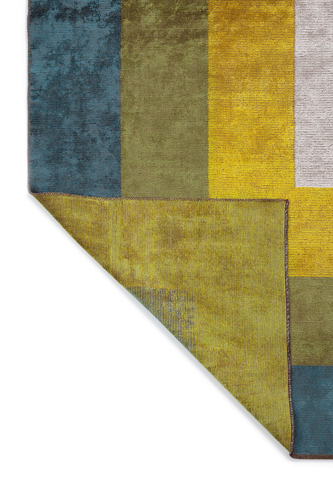 HALL PETROL - GREEN - YELLOW - BONE RUG - 3
