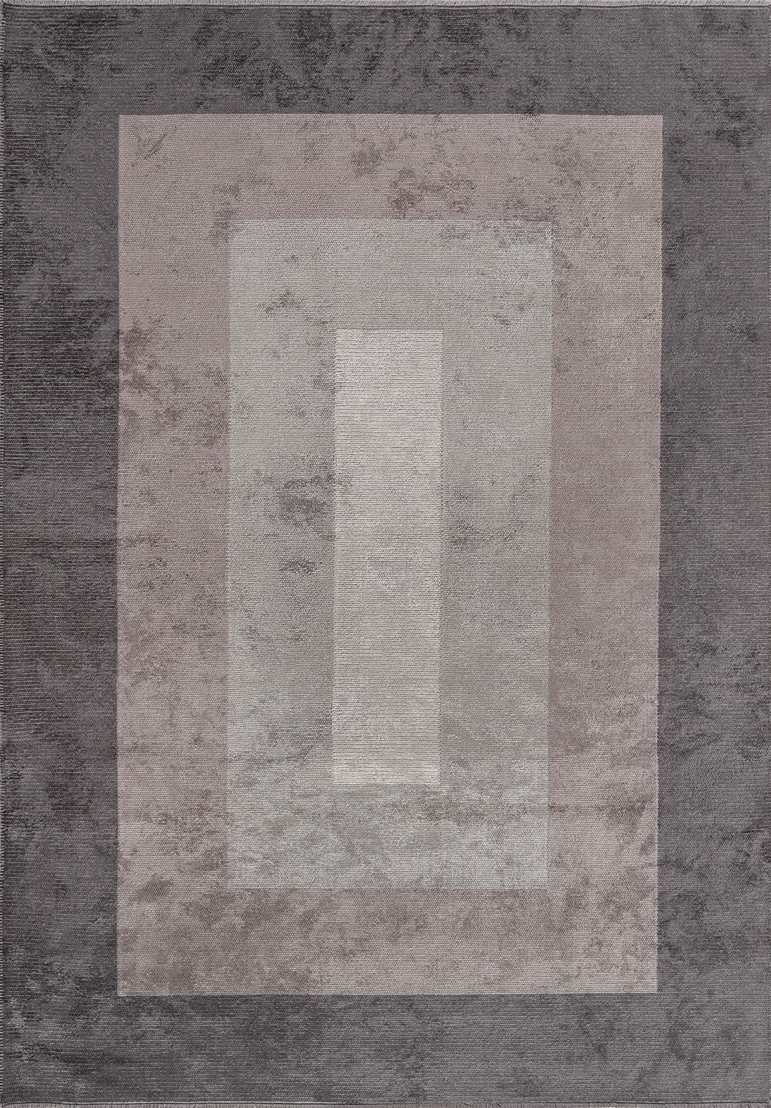 HALL CHARCOAL - DARK GREY - GREY - LIGHT CREAM RUG
