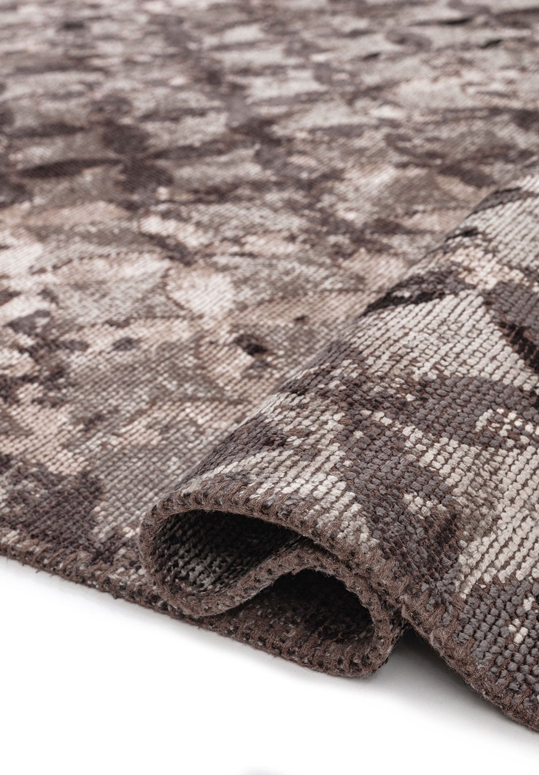 LILY BLACK - CHARCOAL - GREY - BONE RUG - 2
